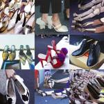 Los zapatos del Backstage en Jakarta Fashion Week
