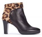 Botines TOLEDO NEGRO LEOPARDO TAUPE de Pedro Miralles