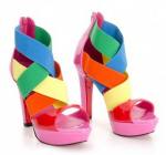 Sandalias de colores de Agatha Ruiz de la Prada