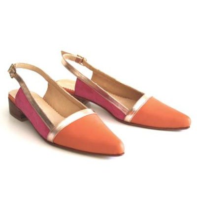 Zapatos Mallorca Naranaja de Victoria Hache