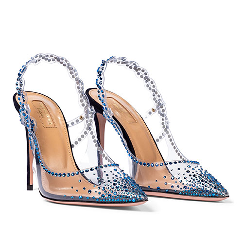 Zapatos de salón transparentes Heaven de Aquazzura
