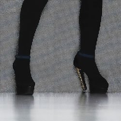 Los zapatos de los diseñadores en el Mercedes-Benz Fashion Week Russia