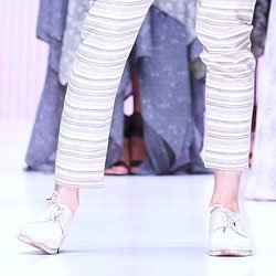 Los zapatos de los diseñadores en el Mercedes-Benz Fashion Week Russia