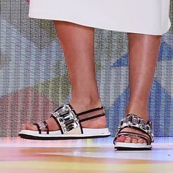 Los zapatos de los diseñadores en el Mercedes-Benz Fashion Week Russia