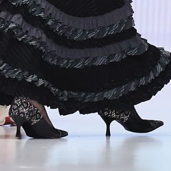 Los zapatos de los diseñadores en el Mercedes-Benz Fashion Week Russia