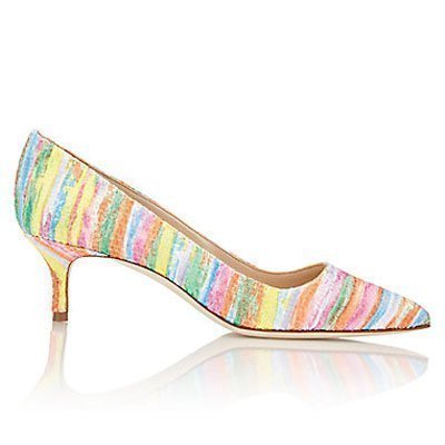 Zapato multicolor de Manolo Blahnik