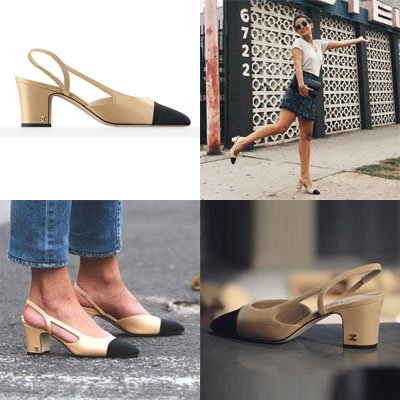 Los renovados Slingback de Chanel Los renovados Slingback de Chanel