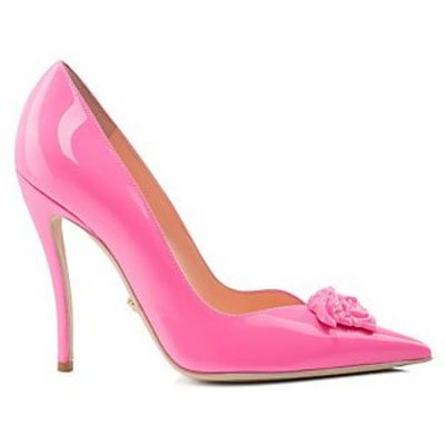Zapatos rosas de Versace