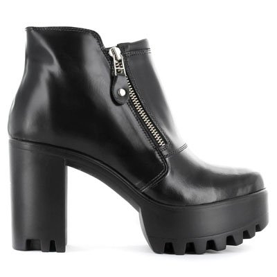 Botines con cremallera de Zappa