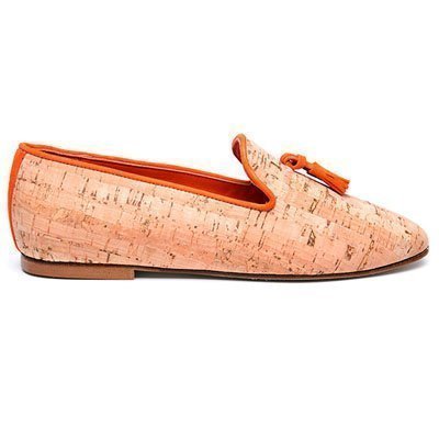 Slippers Charlotte Orange de corcho de Mislita