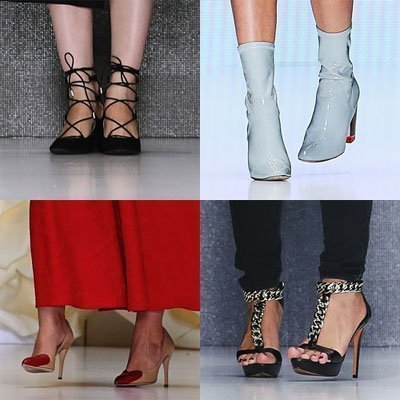 Los zapatos de los diseñadores en el Mercedes-Benz Fashion Week Russia